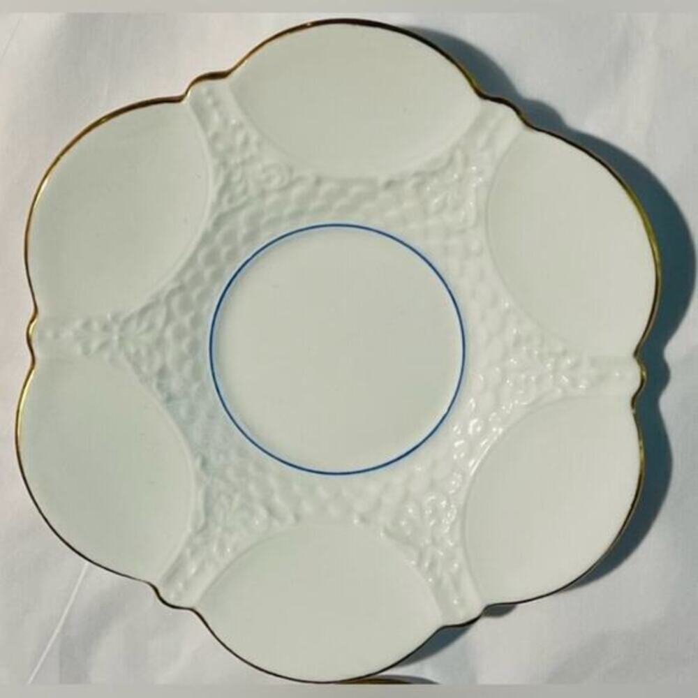 Aynsley England bone chine saucers late 1800-early 1900s set of 3 in excellent
